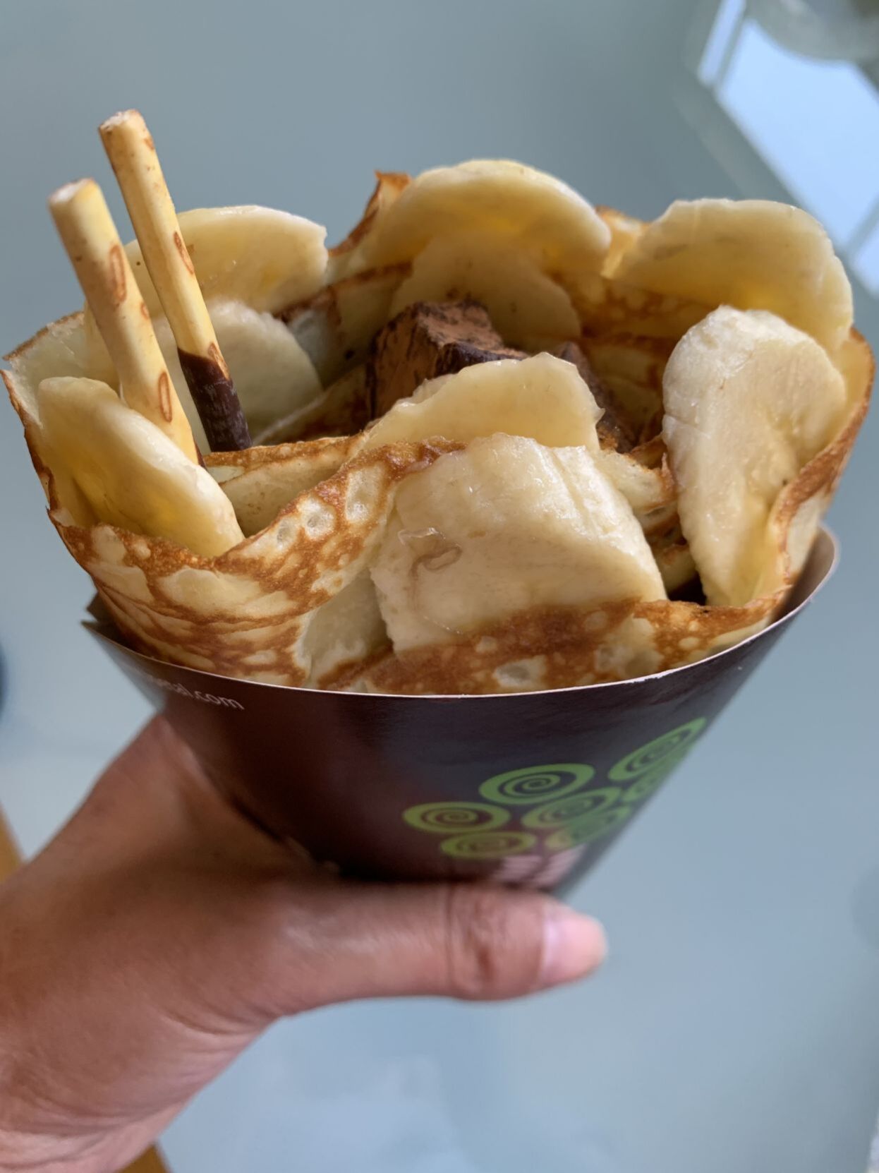 Banana chocolate truffle